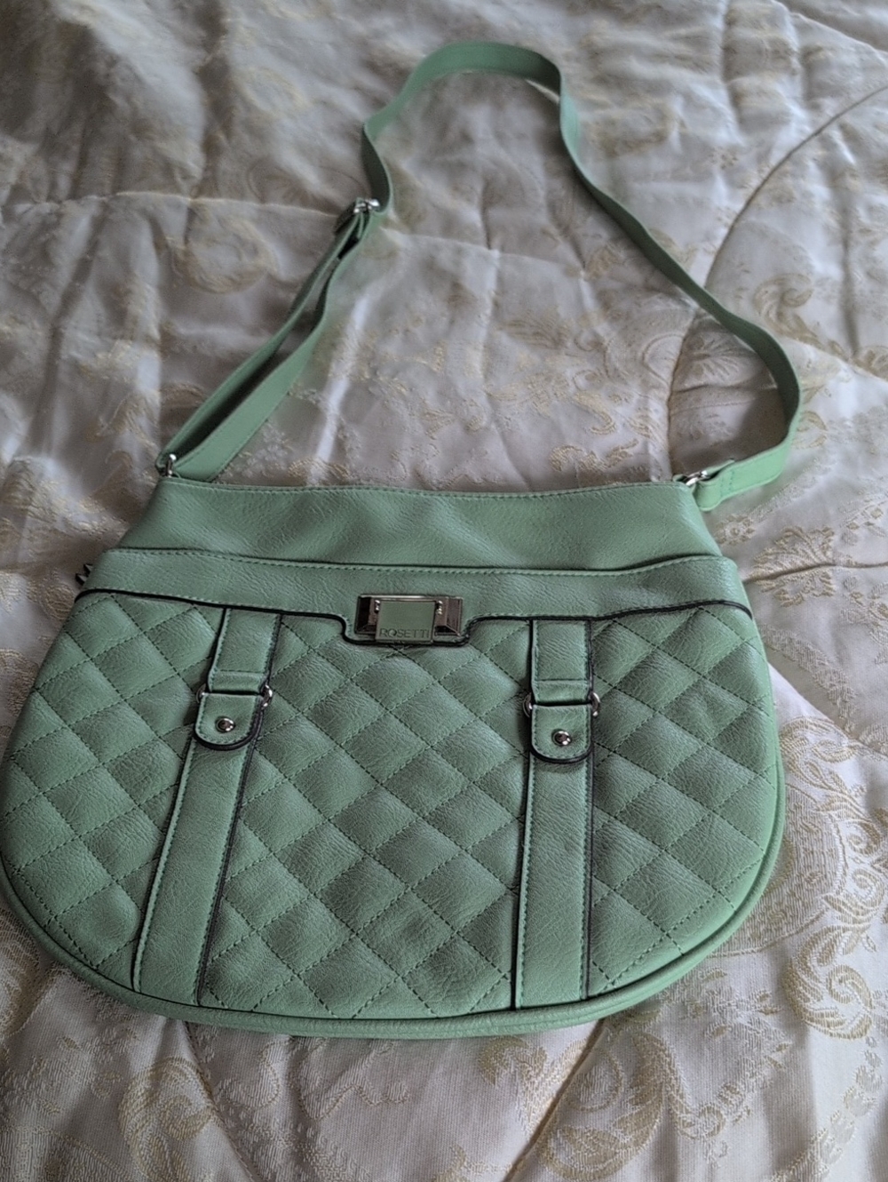 Sage Green Adjustable Shoulder Strap Purse
